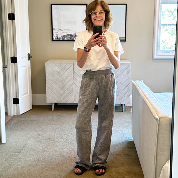 GOLDEN GOOSE Dorotea Star Logo Wide Leg Sweatpants XS - Picture 6 of 13